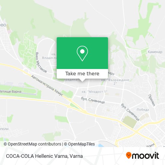 COCA-COLA Hellenic Varna map