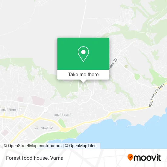 Карта Forest food house