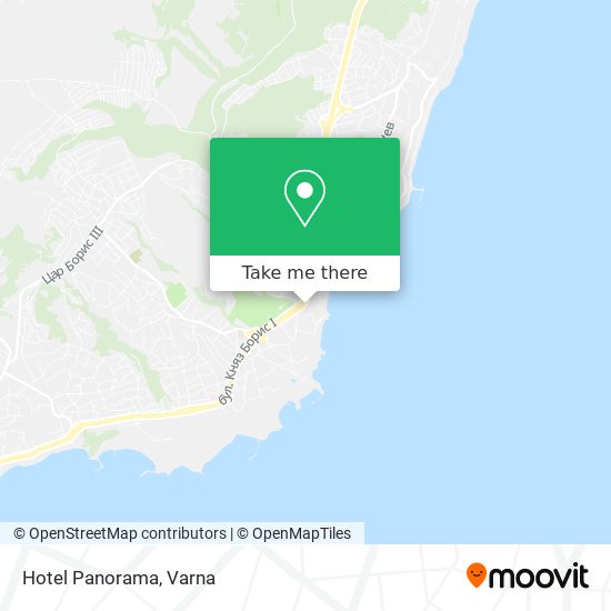 Hotel Panorama map