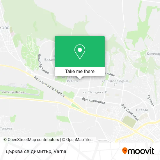 Карта църква св.димитър