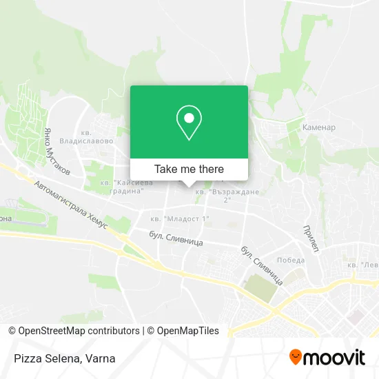 Карта Pizza Selena