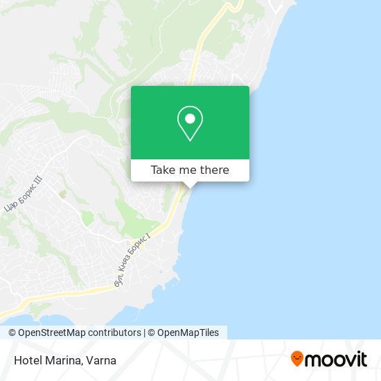 Hotel Marina map