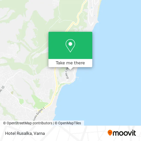 Карта Hotel Rusalka