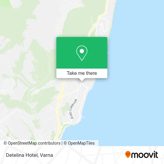 Карта Detelina Hotel