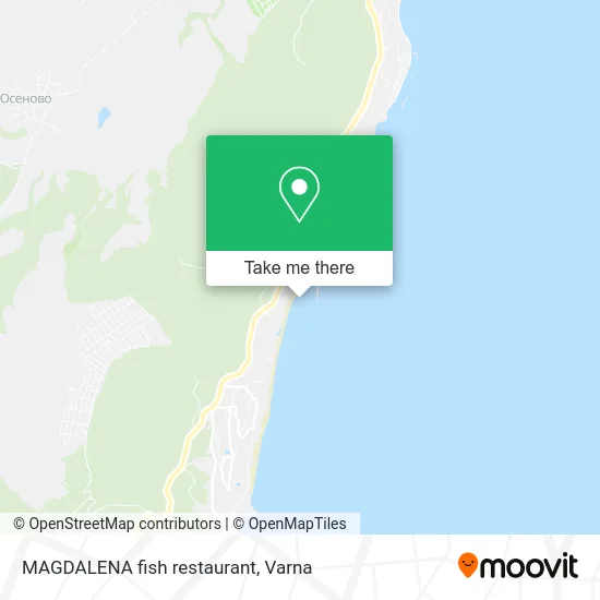 Карта MAGDALENA fish restaurant