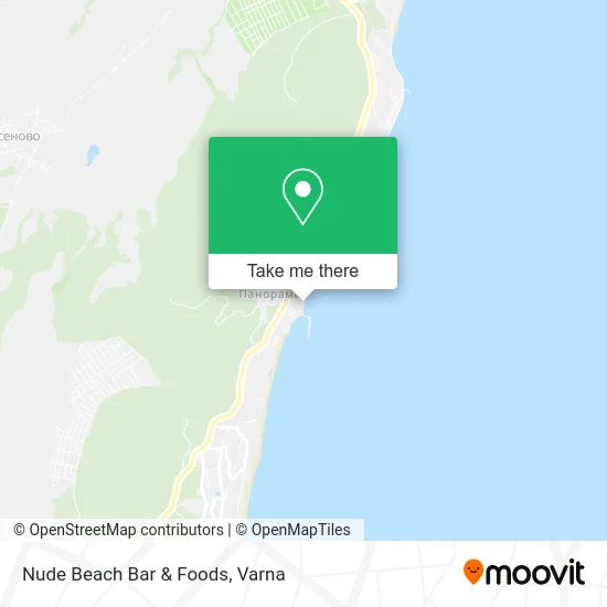 Карта Nude Beach Bar & Foods