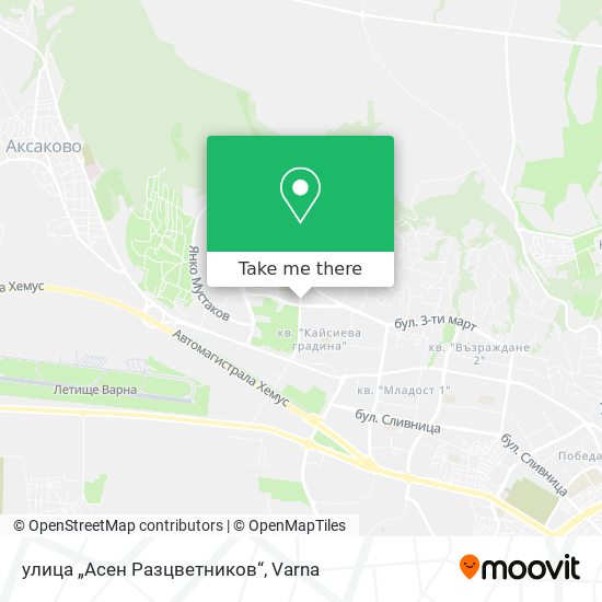 улица „Асен Разцветников“ map