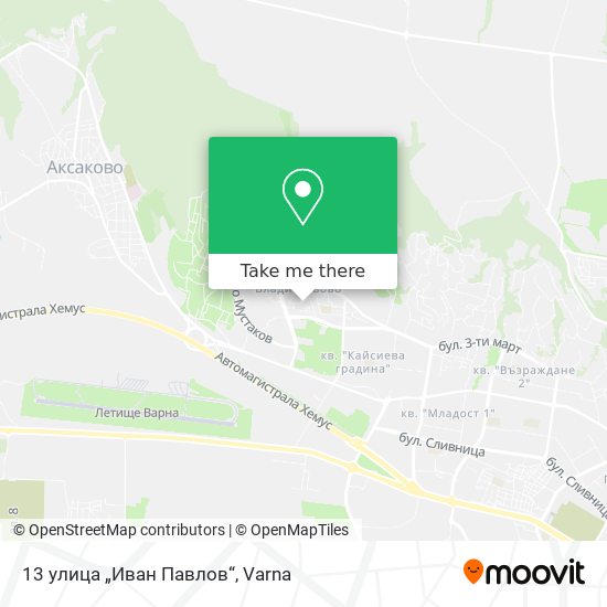13 улица „Иван Павлов“ map