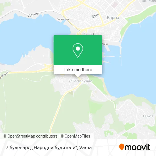 Карта 7 булевард „Народни будители“