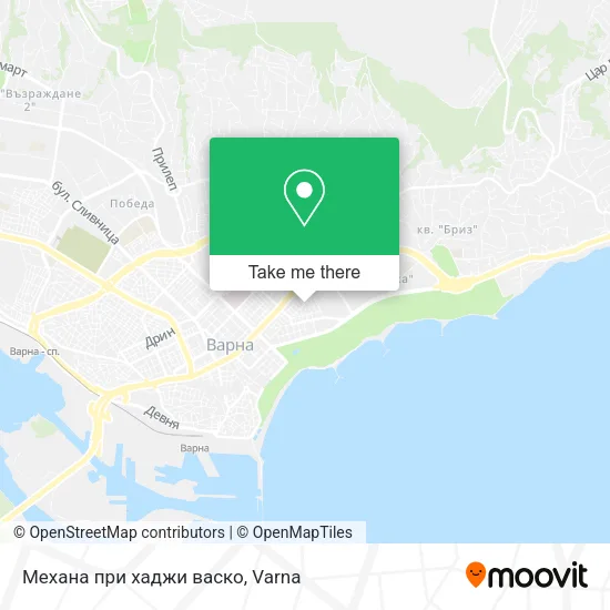 Карта Механа при хаджи васко