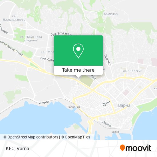 KFC map