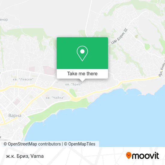 Карта ж.к. Бриз