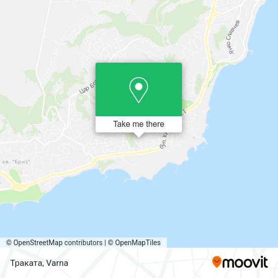Траката map