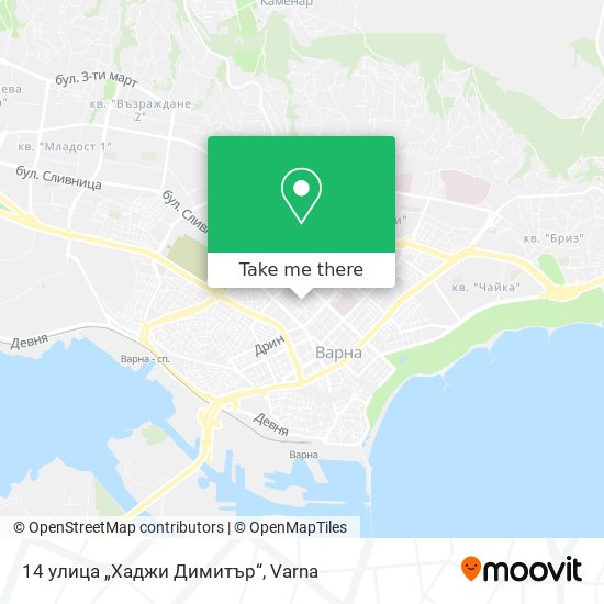 14 улица „Хаджи Димитър“ map