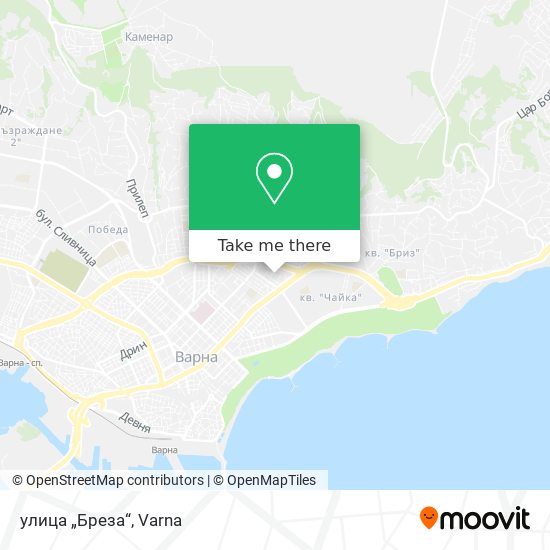 улица „Бреза“ map