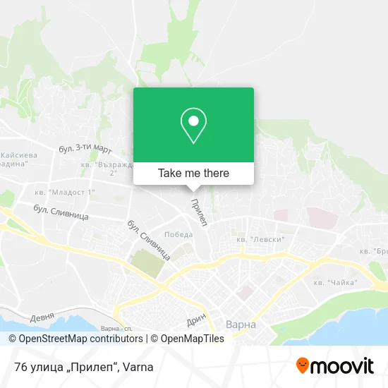 Карта 76 улица „Прилеп“