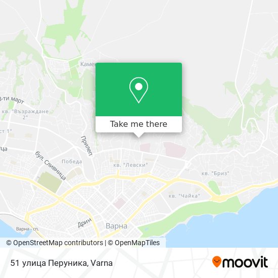 51 улица Перуника map