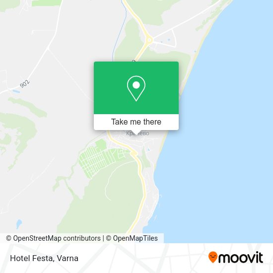 Hotel Festa map