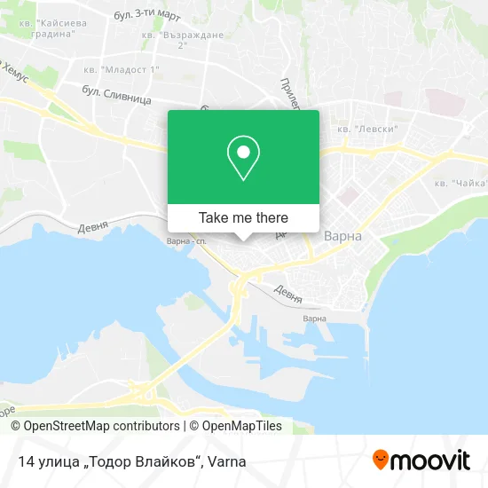 Карта 14 улица „Тодор Влайков“