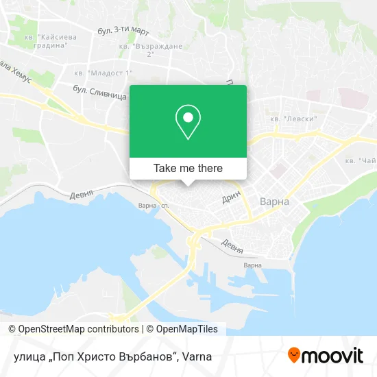 улица „Поп Христо Върбанов“ map