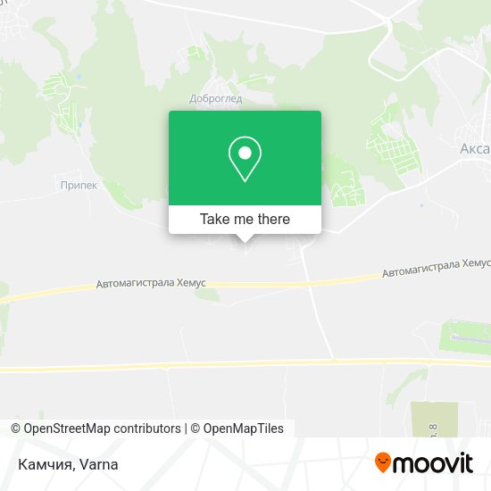 Камчия map