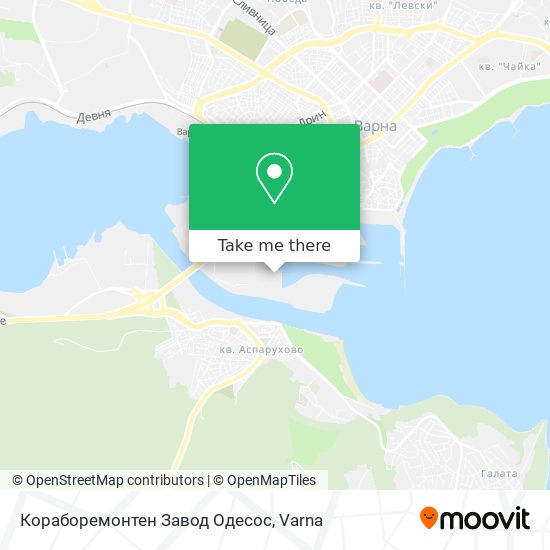 Кораборемонтен Завод Одесос map