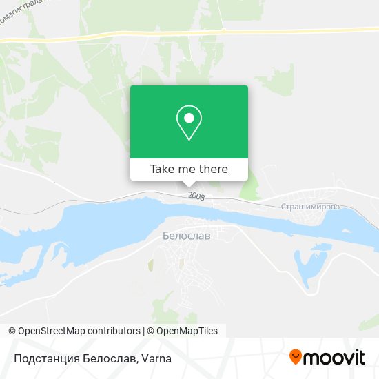 Подстанция Белослав map