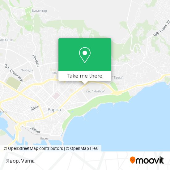 Явор map