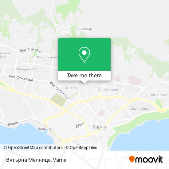 Вятърна Мелница map