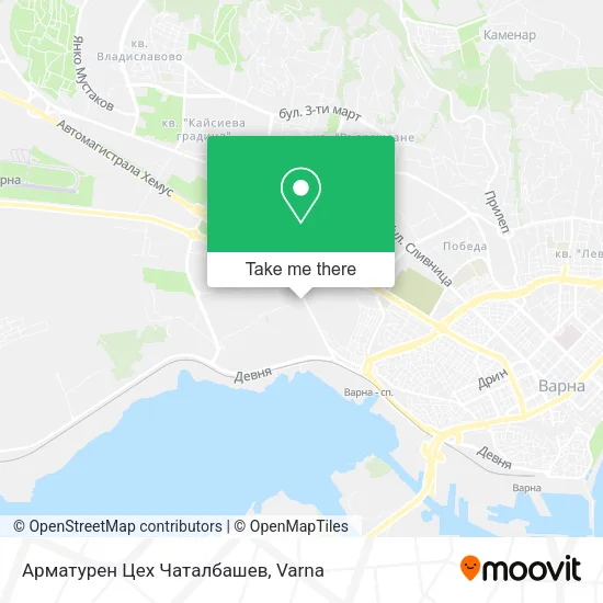 Карта Арматурен Цех Чаталбашев