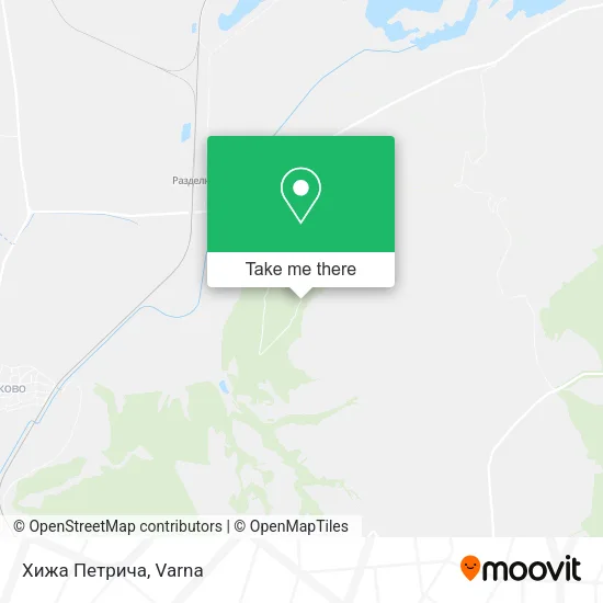 Хижа Петрича map