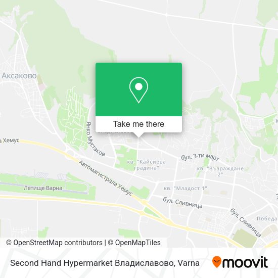 Second Hand Hypermarket Владиславово map