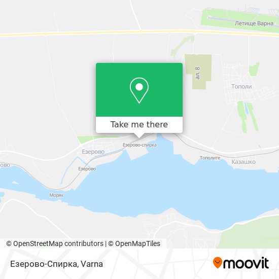 Езерово-Спирка map
