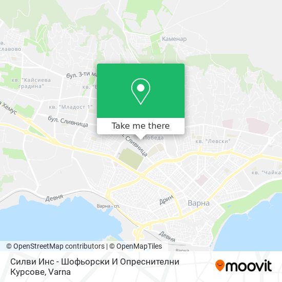 Карта Силви Инс - Шофьорски И Опреснителни Курсове