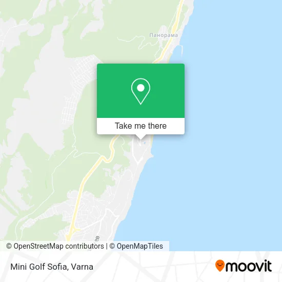 Карта Mini Golf Sofia