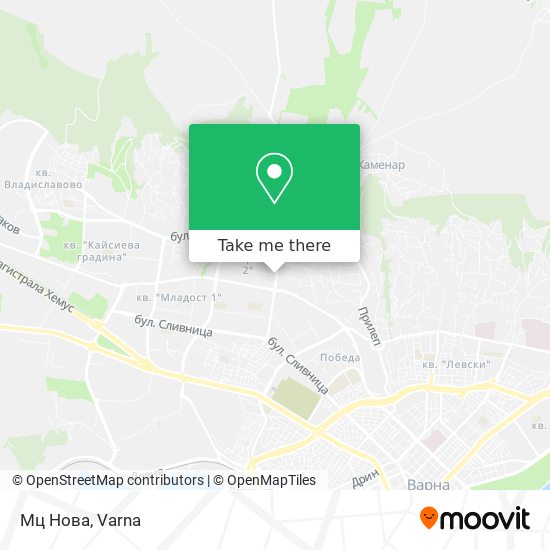 Мц Нова map