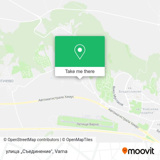 улица „Съединение" map