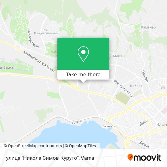 улица "Никола Симов-Куруто" map