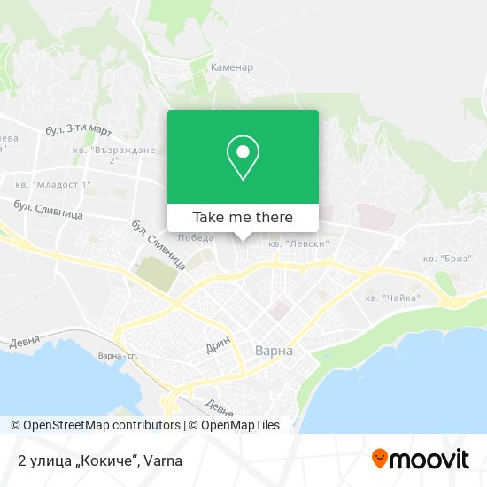 2 улица „Кокиче“ map