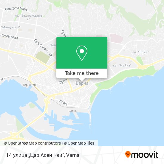 14 улица „Цар Асен I-ви“ map
