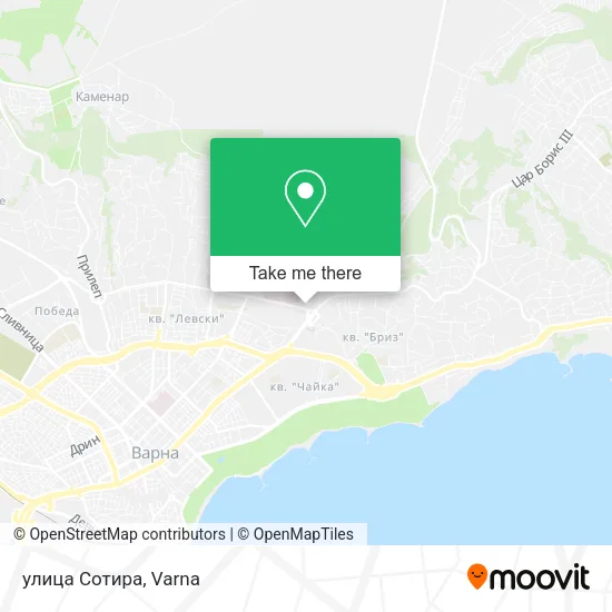Карта улица Сотира