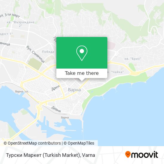 Турски Маркет (Turkish Market) map