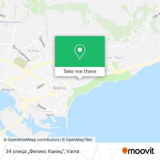 34 улица „Феликс Каниц“ map