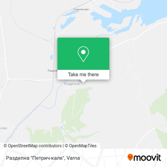 Карта Разделна "Петрич-кале"