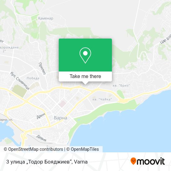 Карта 3 улица „Тодор Бояджиев“
