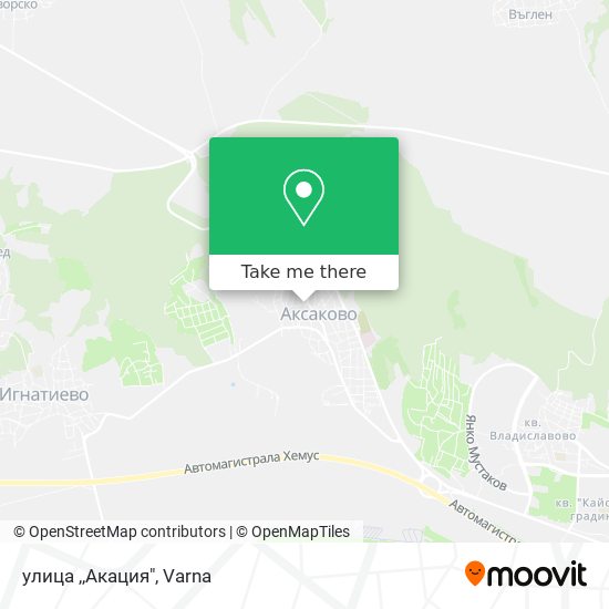 улица ,,Акация" map