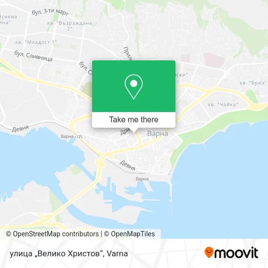 Карта улица „Велико Христов“