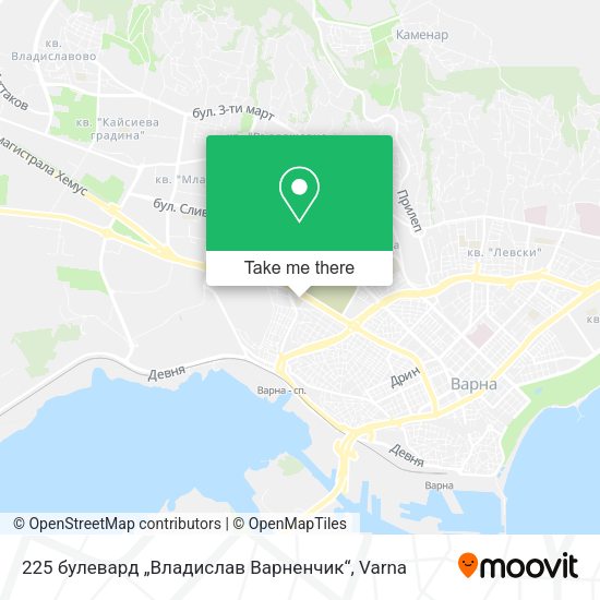Карта 225 булевард „Владислав Варненчик“
