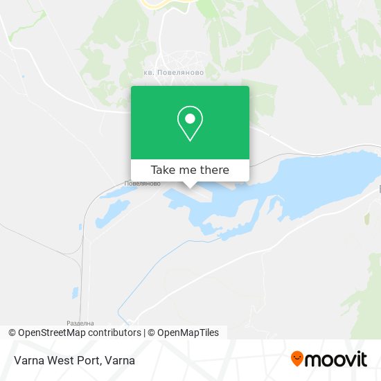 Varna West Port map