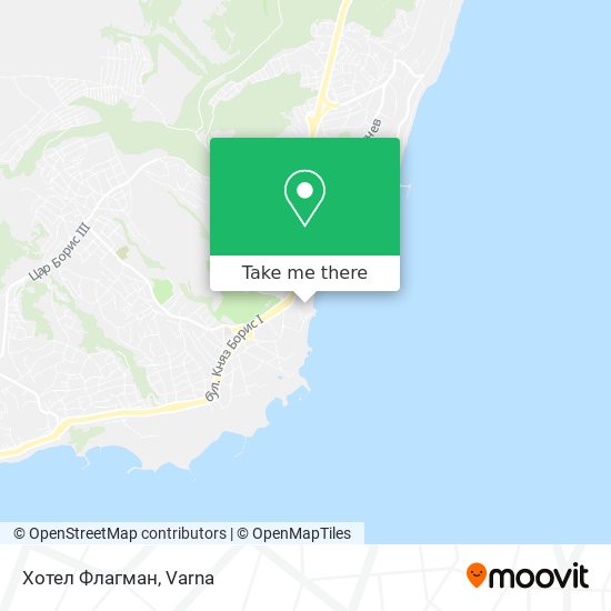 Хотел Флагман map
